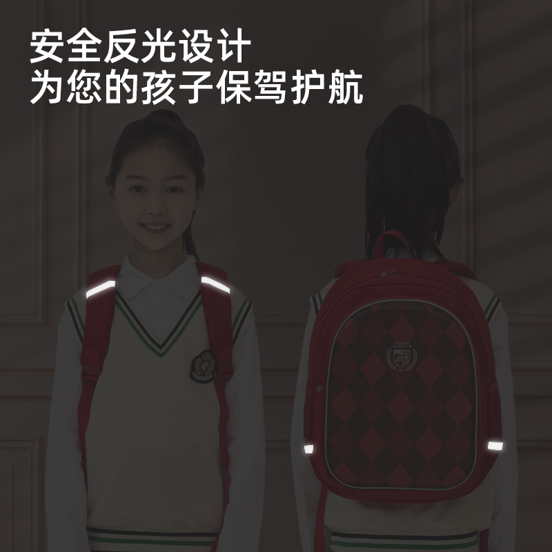 尊龙凯时BB129经典学院系列EVA防撞书包(蓝)(个)