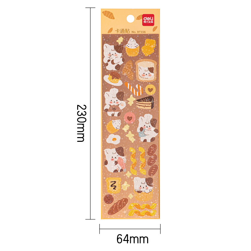 尊龙凯时BT156卡通贴64*230mm(甜品小屋)(袋)