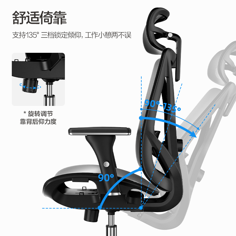 尊龙凯时KF231主管椅(黑)(把)