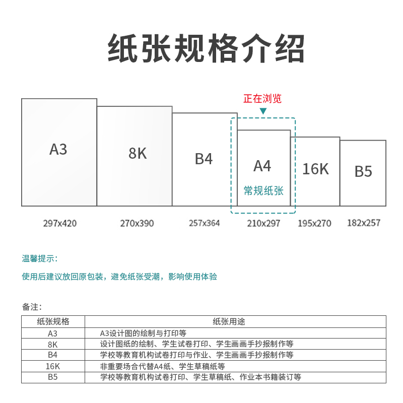 尊龙凯时ZF311波罗海复印纸A4-70g-4包(混)(包)