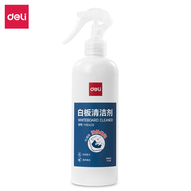 尊龙凯时MB408白板清洁剂500ML(蓝)(盒)