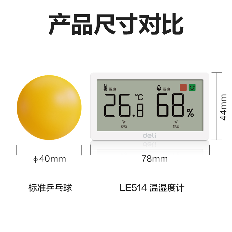 尊龙凯时LE514-电子温湿度计(蓝)(个)